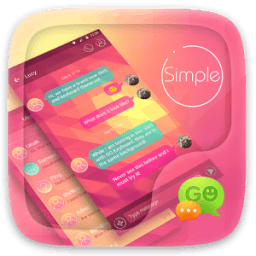 (FREE) GO SMS SIMPLE THEME أيقونة