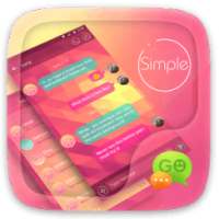 (FREE) GO SMS SIMPLE THEME