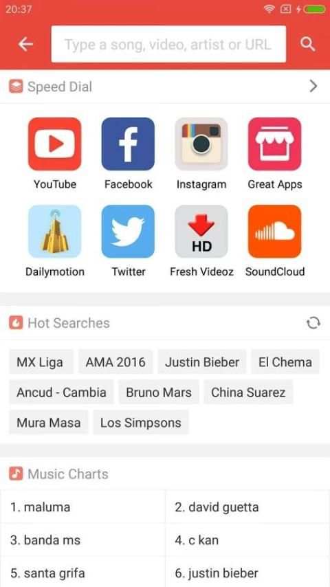 SnapTube स्क्रीनशॉट 1