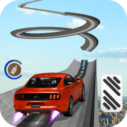 कठिन असंभव पटरियों कारें आइकन