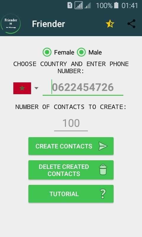 Friender ( get more friend on whatsapp ) screenshot 4