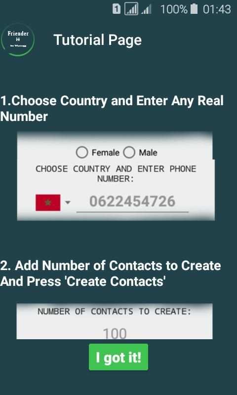 Friender ( get more friend on whatsapp ) screenshot 3