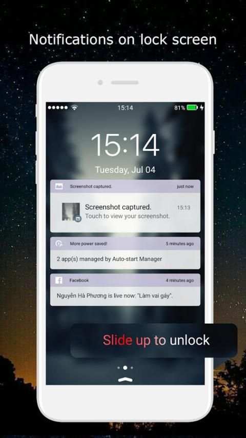 Control center OS11 screenshot 3