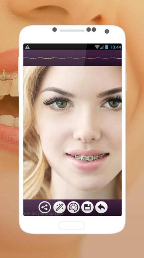 Braces Teeth Photo Editor скриншот 3