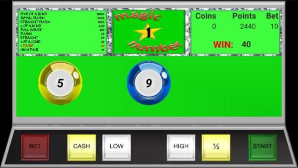 Magic Video Poker screenshot 1