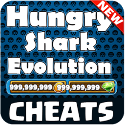 Cheats Hungry Shark for coins and gems prank! icon