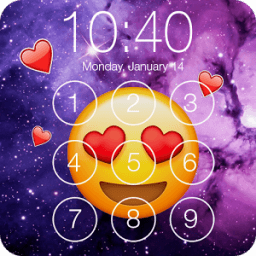 Starry Emoji Space Sticker Art Free HD Lock Screen icon