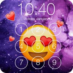 Starry Emoji Space Sticker Art Free HD Lock Screen 1.0