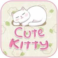 Cute Kitty Theme&Emoji Keyboard