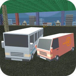 Blocky Bus Battle: Holo Rider 3D иконка
