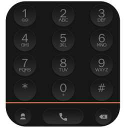 ikon ExDialer Theme Black Graphite