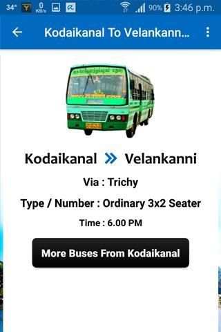 Kodaikanal Bus Info screenshot 1
