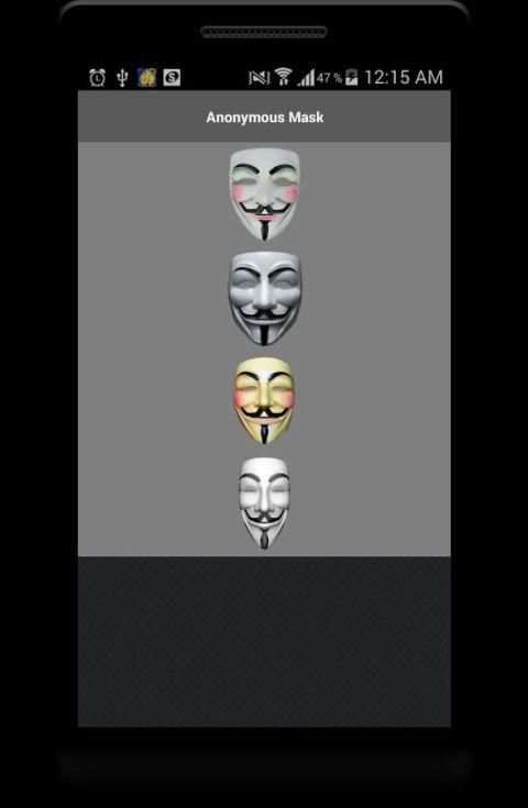 Anonymous Mask Photo Maker Cam 1 تصوير الشاشة