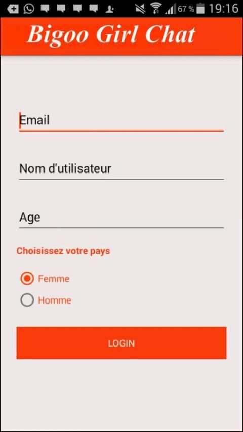 Bigoo Girl Chat 3 تصوير الشاشة