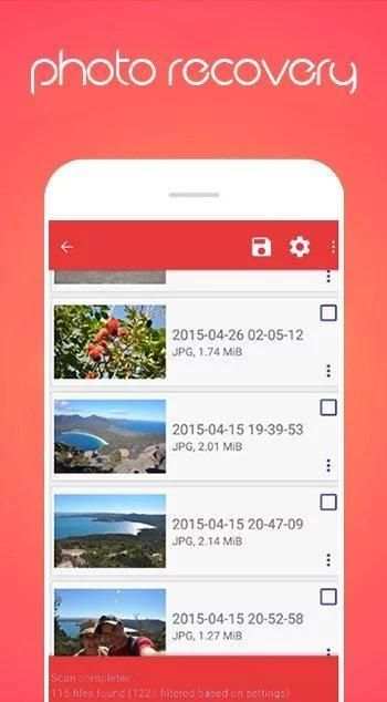 Recover Deleted Photos And Videos Android скриншот 4