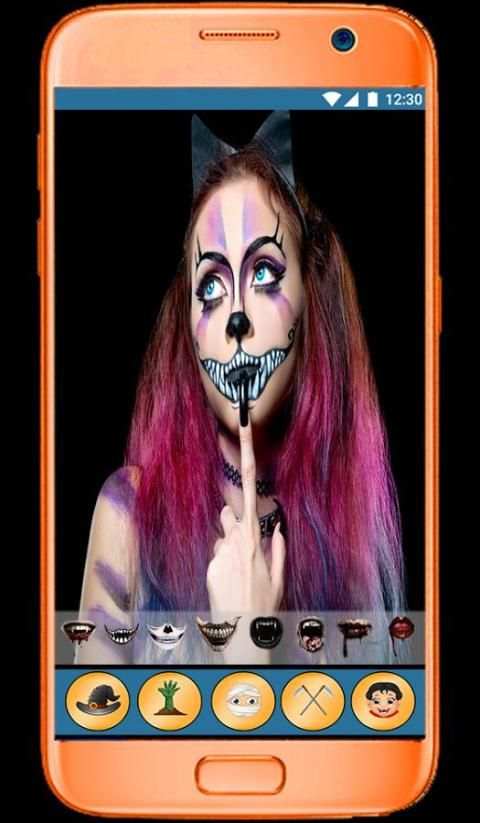 Halloween Makeup Face Changer 5 تصوير الشاشة