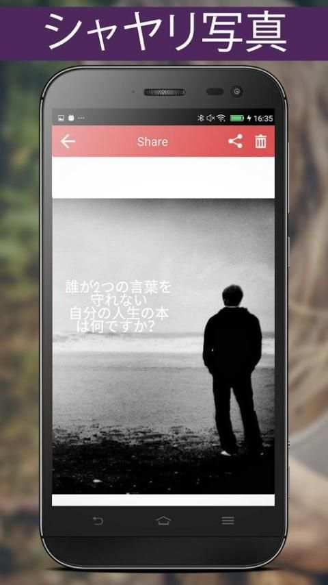 Write Japanese Poetry on Photo скриншот 1