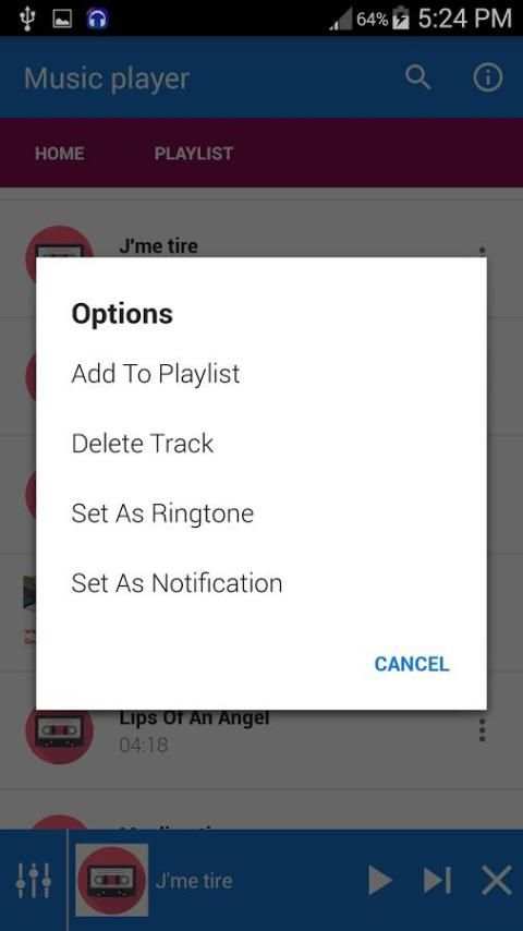 Audio player - mp3 player скриншот 1