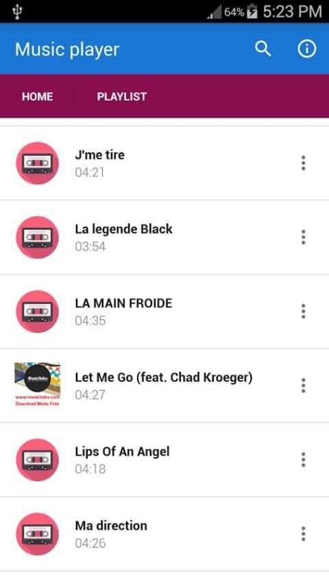 Audio player - mp3 player скриншот 4