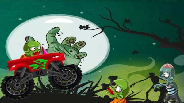 Zombie Racing Climb road hill screenshot 2