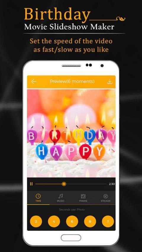 Birthday Movie Slide Show Maker screenshot 4