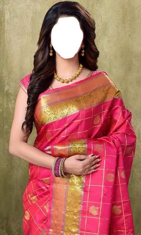Beautiful Women Sarees Frame скриншот 3