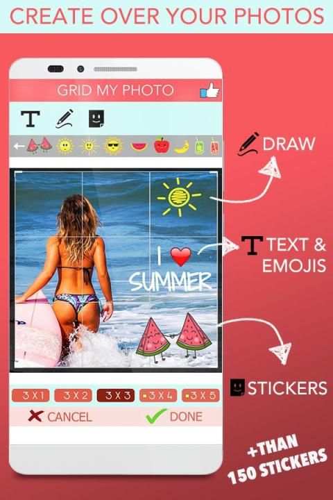 Grid Photos - Easy Split your Photos (2017) screenshot 4