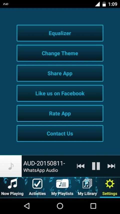 Neon Player - MP3 Music Player screenshot 1