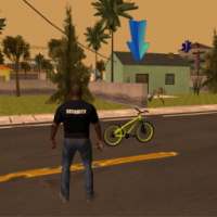 Vice gang bike vs grand zombie in Sun Andreas city