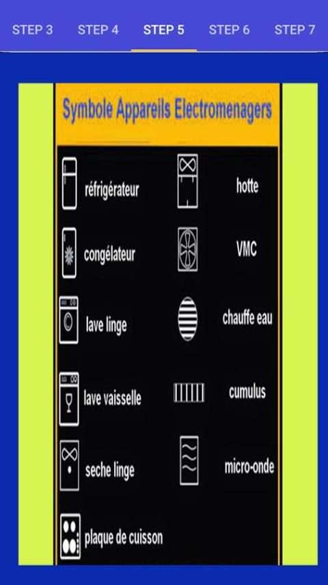 الرموز الكهربائية Symboles électriques screenshot 3