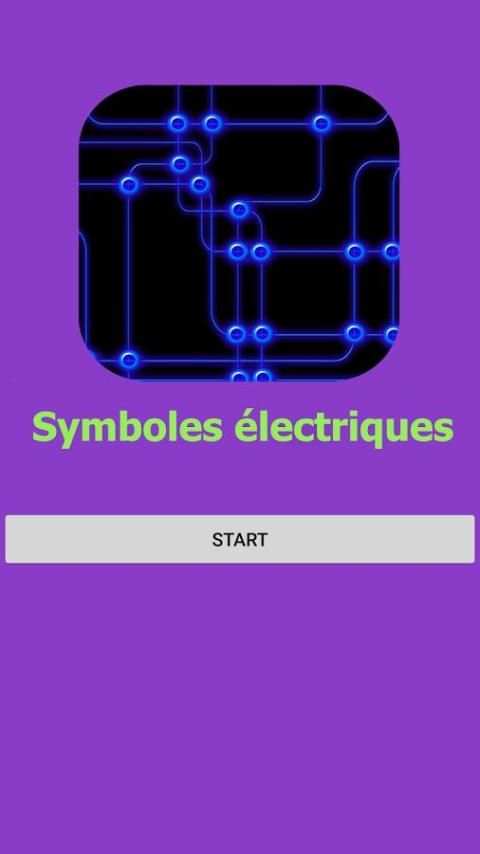 الرموز الكهربائية Symboles électriques screenshot 1