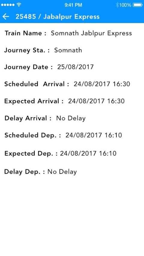 Indian rail yatri - PNR Status screenshot 2
