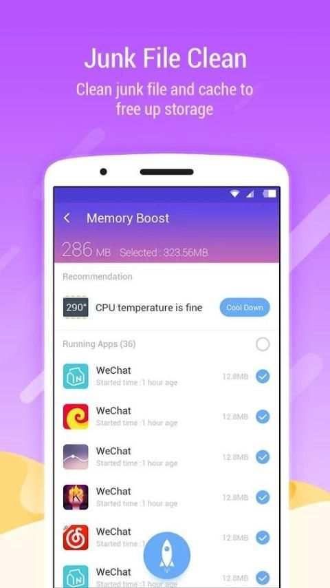 ForLazier Clean - Phone Boost, Clean, CPU cooler screenshot 4