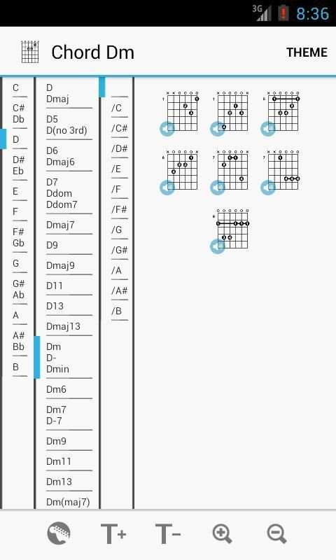 Guitar Chords Free 7 تصوير الشاشة