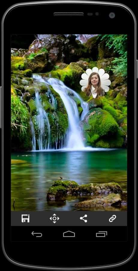 Waterfall Photo Frame स्क्रीनशॉट 2