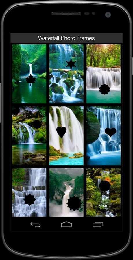 Waterfall Photo Frame स्क्रीनशॉट 3