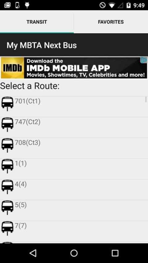 My MBTA Next Bus screenshot 7