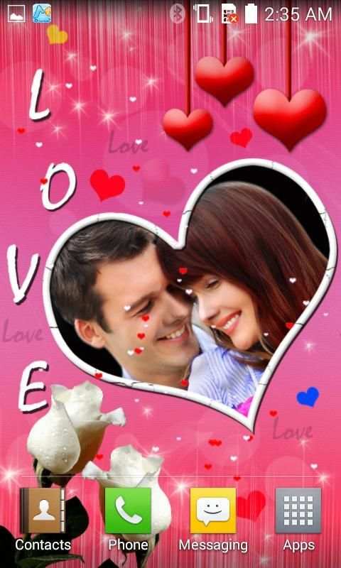 Love Photo Frames Animated LWP 9 تصوير الشاشة