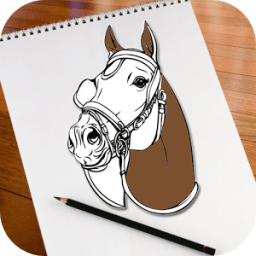 ikon Learn to Draw Horses