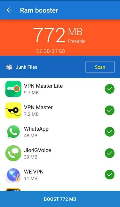 Clean Master - Free Booster & Cleaner,Optimizer स्क्रीनशॉट 3