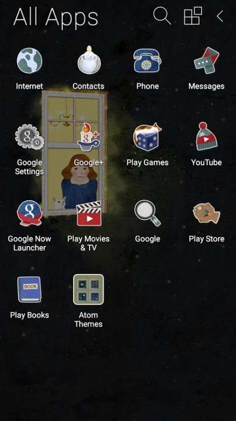 I’m happy Atom Theme 5 تصوير الشاشة