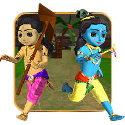 ikon Krishna Balarama Run