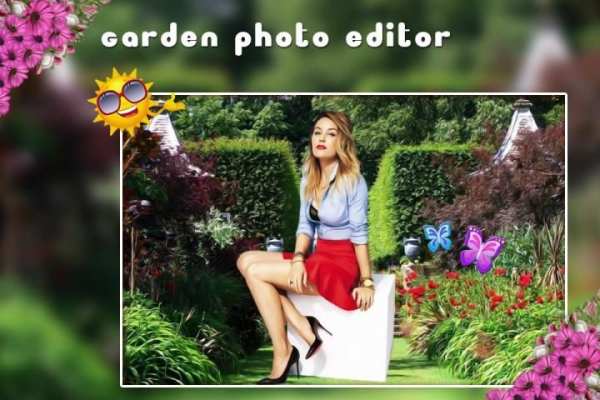 Garden Photo Editor скриншот 3