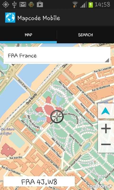 Mapcode Mobile screenshot 1
