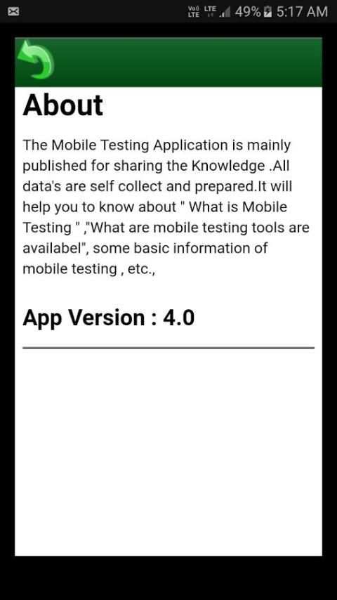 Mobile Testing скриншот 1