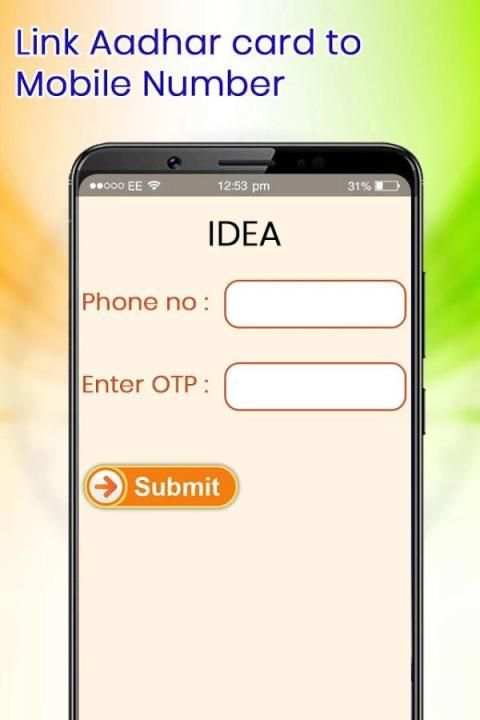 Aadhar Card Link to Mobile Number / SIM Online скриншот 2