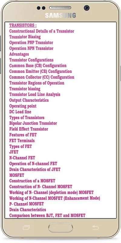Basic Of Electronics screenshot 7