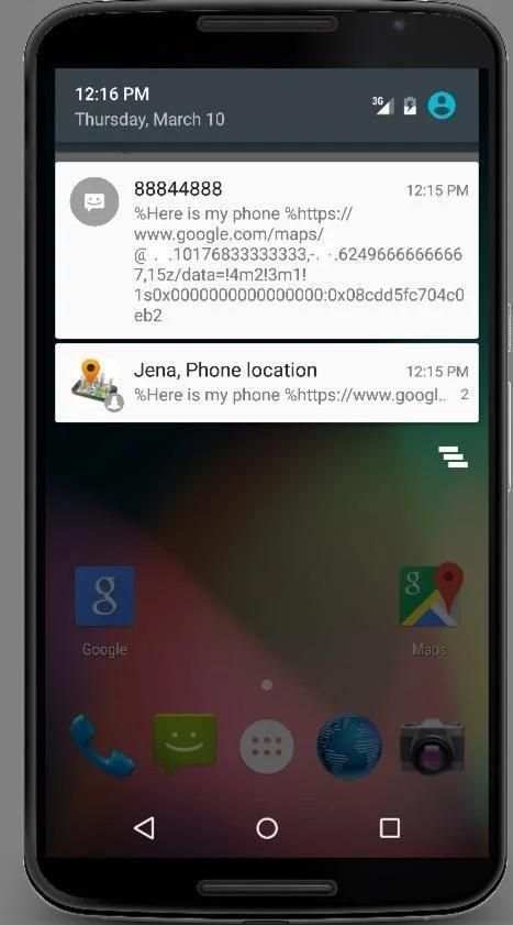 Find my phone GPS screenshot 1