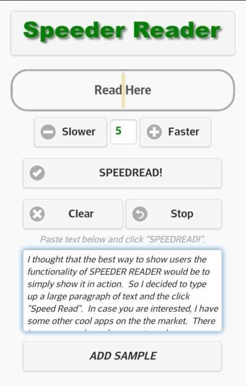 Speeder Reader скриншот 7