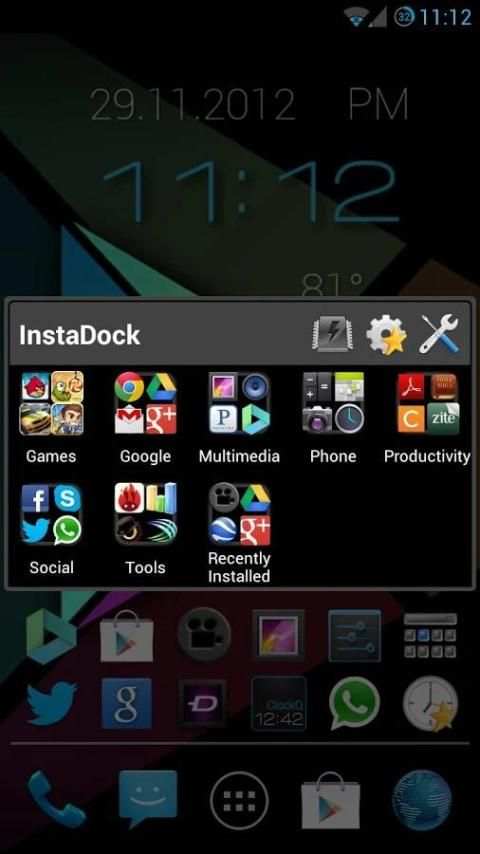 InstaDock App Organizer скриншот 3